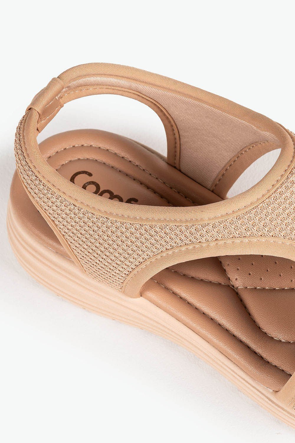 Sandália Feminina Papete Comfortflex Marta Bege 2