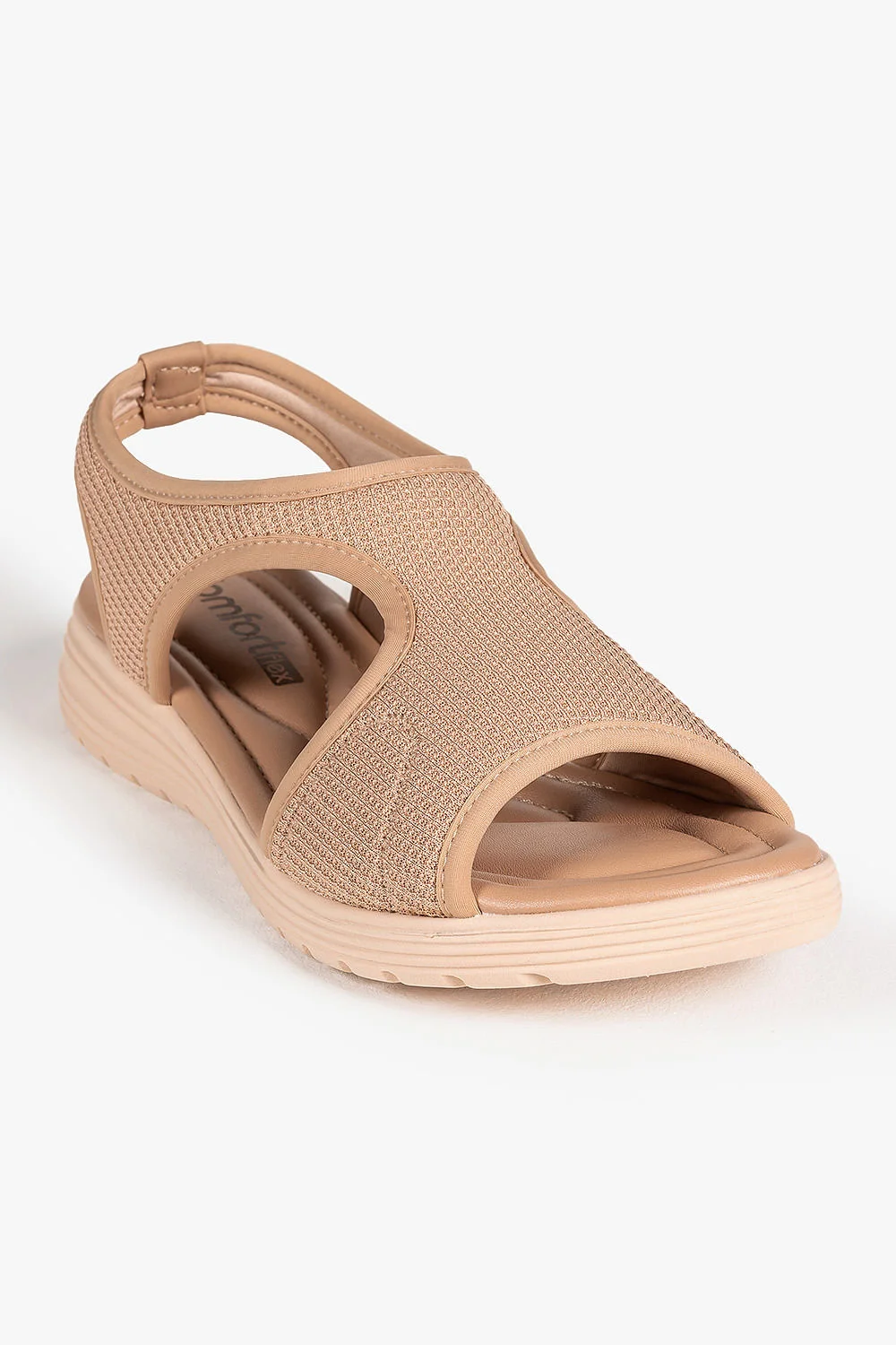 Sandália Feminina Papete Comfortflex Marta Bege 4