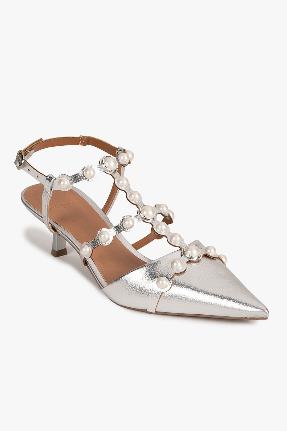 Sapato Feminino Slingback Mundial Cecilia Prata 4