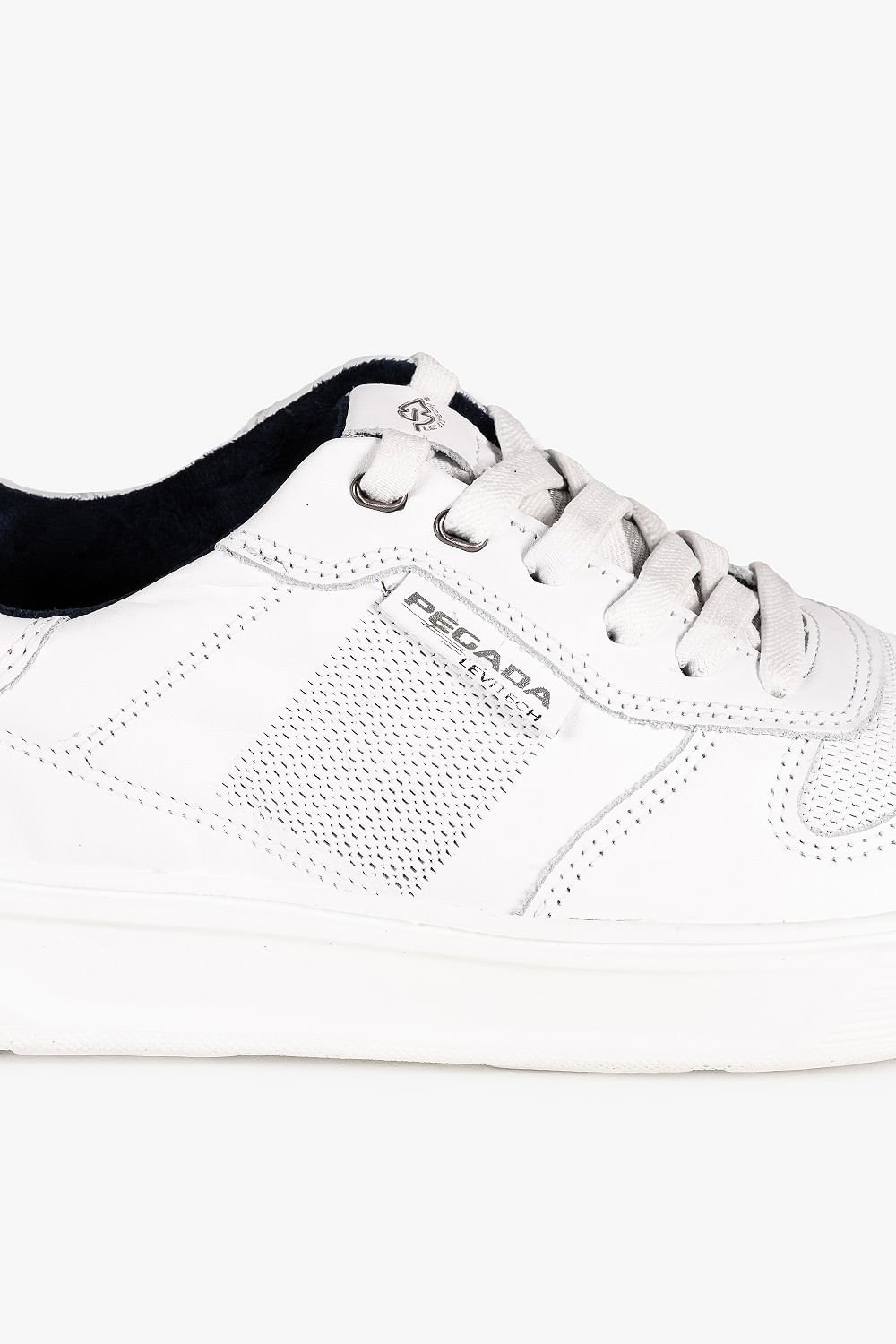 Sapatênis Masculino Pegada Levitech Elástico Branco 4