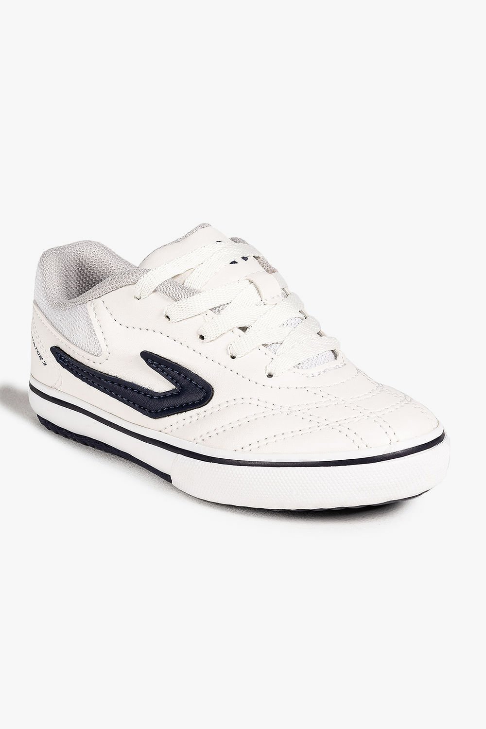 Chuteira Infantil Topper Dominator Juvenil Branco/Preto 2