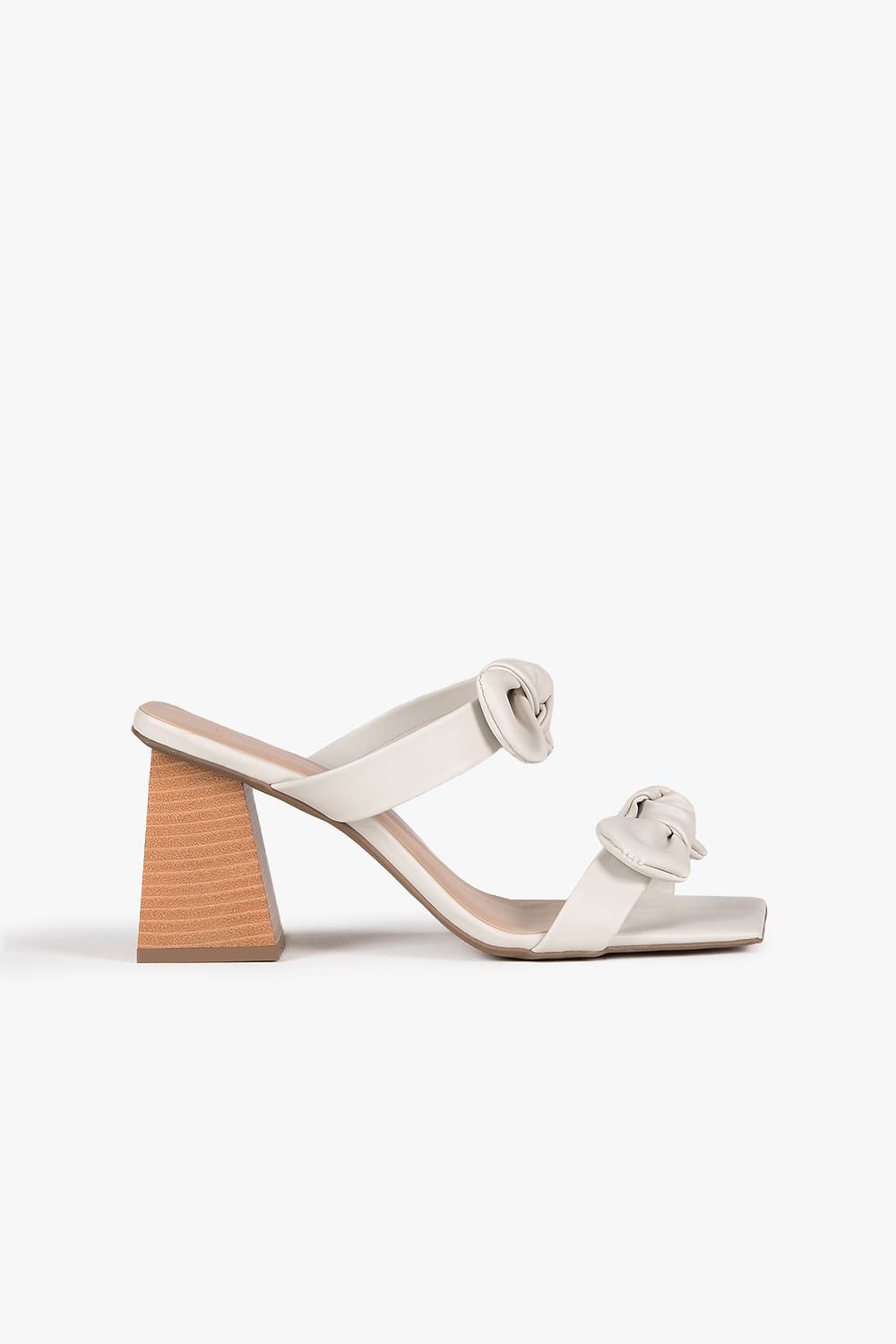 Tamanco Feminino Salto Alto Mundial Elayne Branco 1