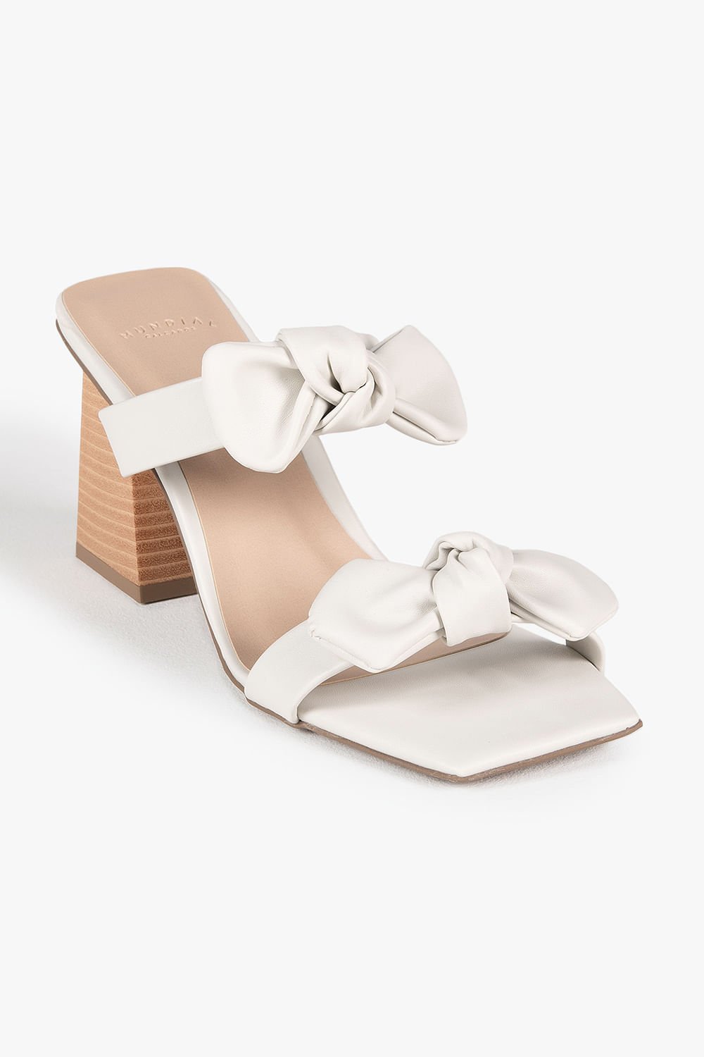 Tamanco Feminino Salto Alto Mundial Elayne Branco 2