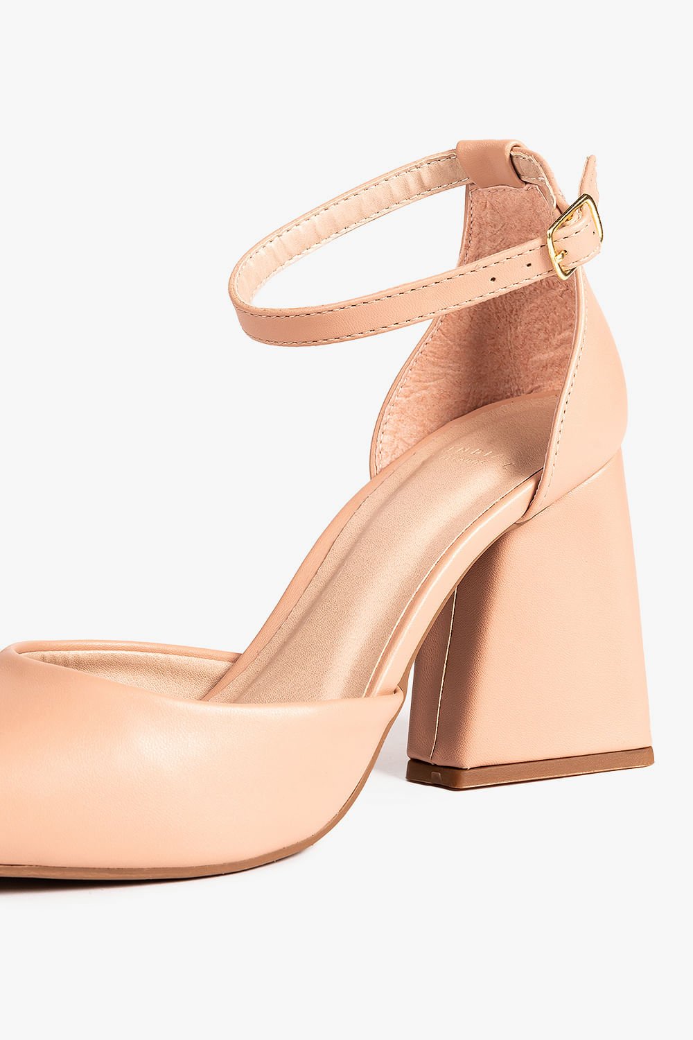 Scarpin Feminino Salto Alto Mundial Antonely Bege 4