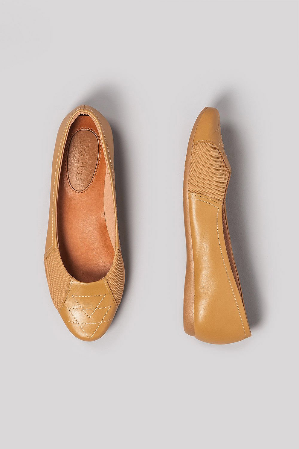 Sapatilha Feminina Usaflex Demi Bege 3