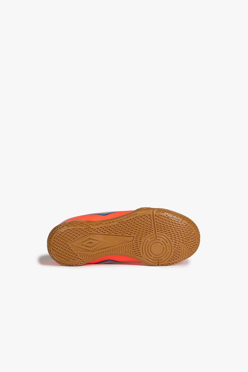 Chuteira Infantil Futsal Umbro Cannon Laranja/Azul 5
