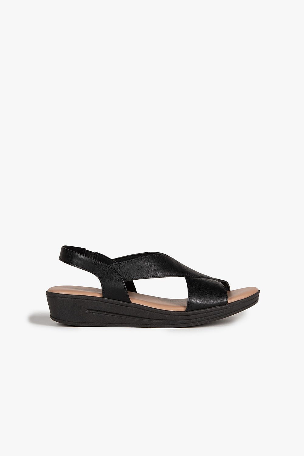 Sandália Feminina Papete Usaflex Noema Preto 1
