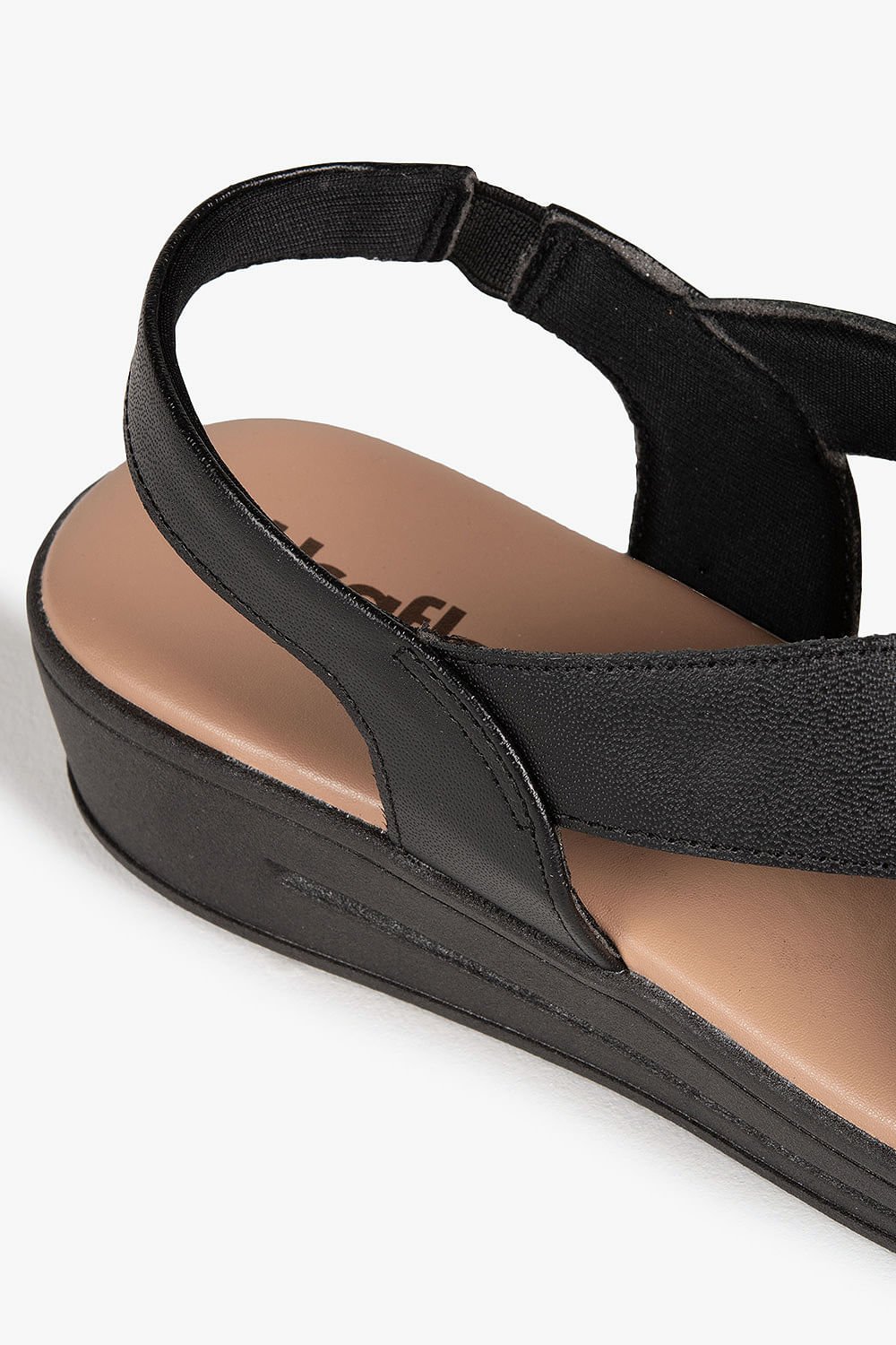 Sandália Feminina Papete Usaflex Noema Preto 2