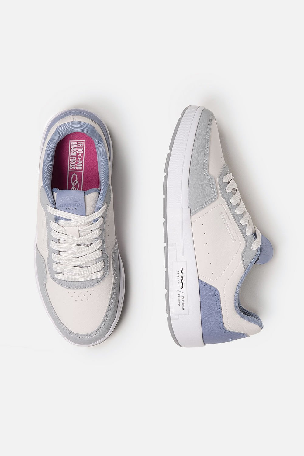 Tênis Olympikus Versa Branco/Azul 3