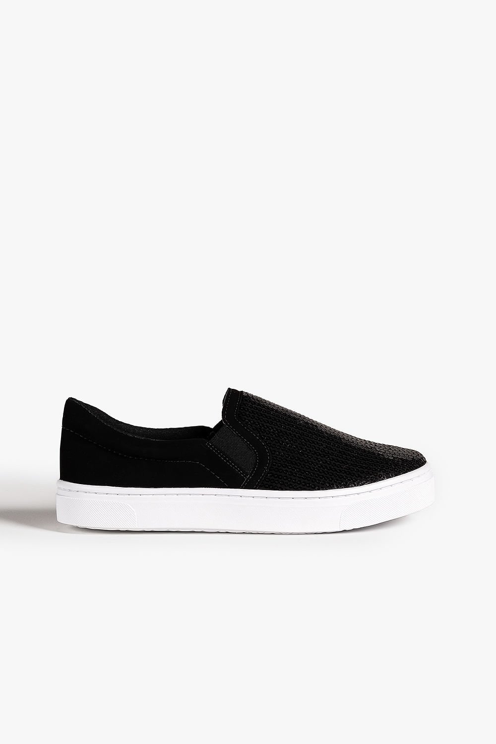 Tênis Feminino Slip On Mundial Estella Preto 1