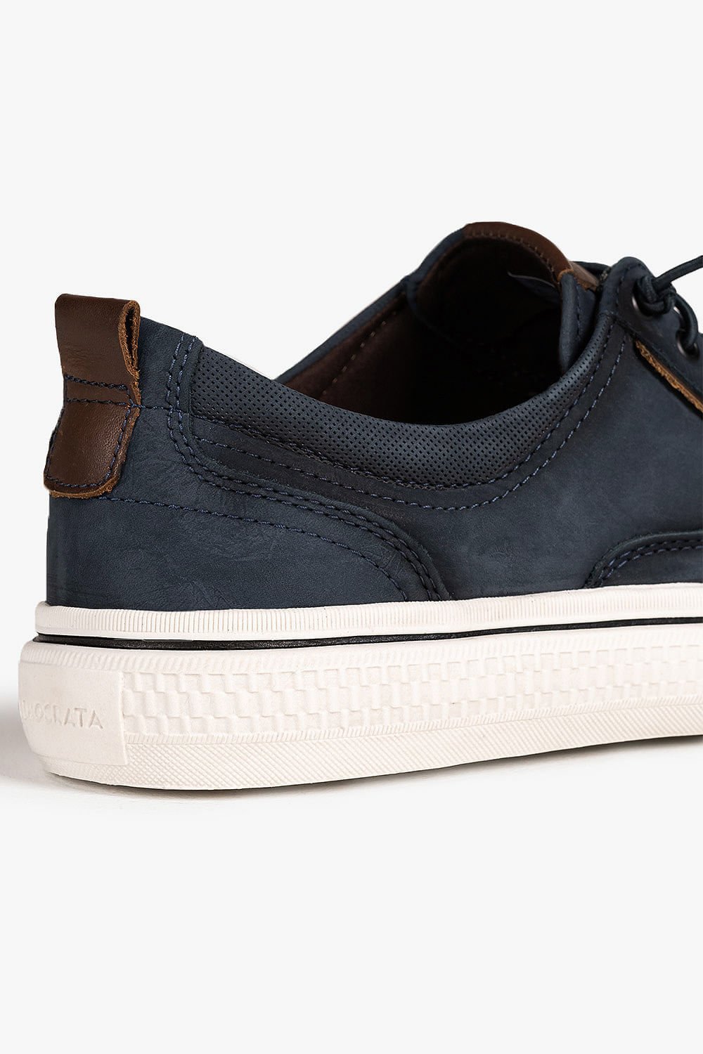 Tênis Masculino Democrata Slip On Fender Azul/Marrom 14