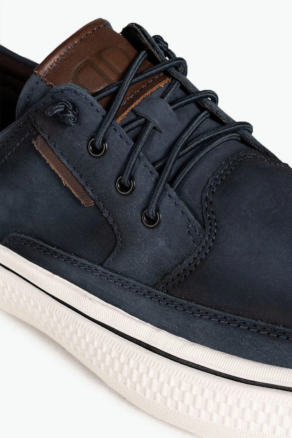 Tênis Masculino Democrata Slip On Fender Azul/Marrom 6