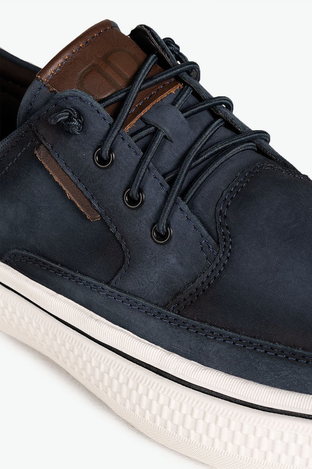 Tênis Masculino Democrata Slip On Fender Azul/Marrom 2