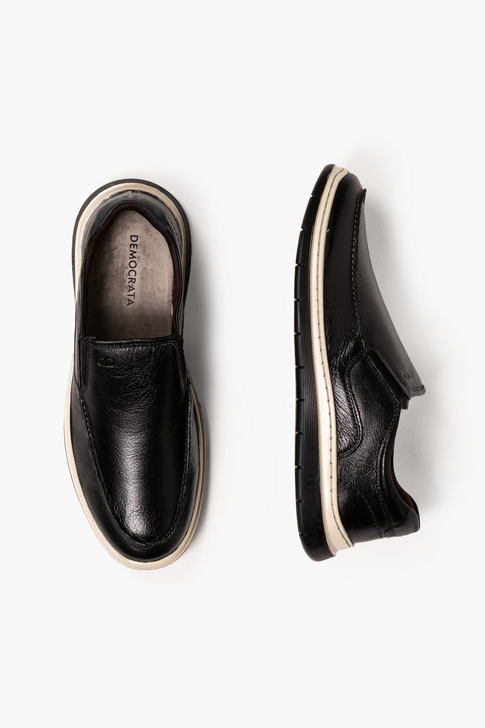 Sapatilha Masculina Democrata Casual Easy Leave Preto 3