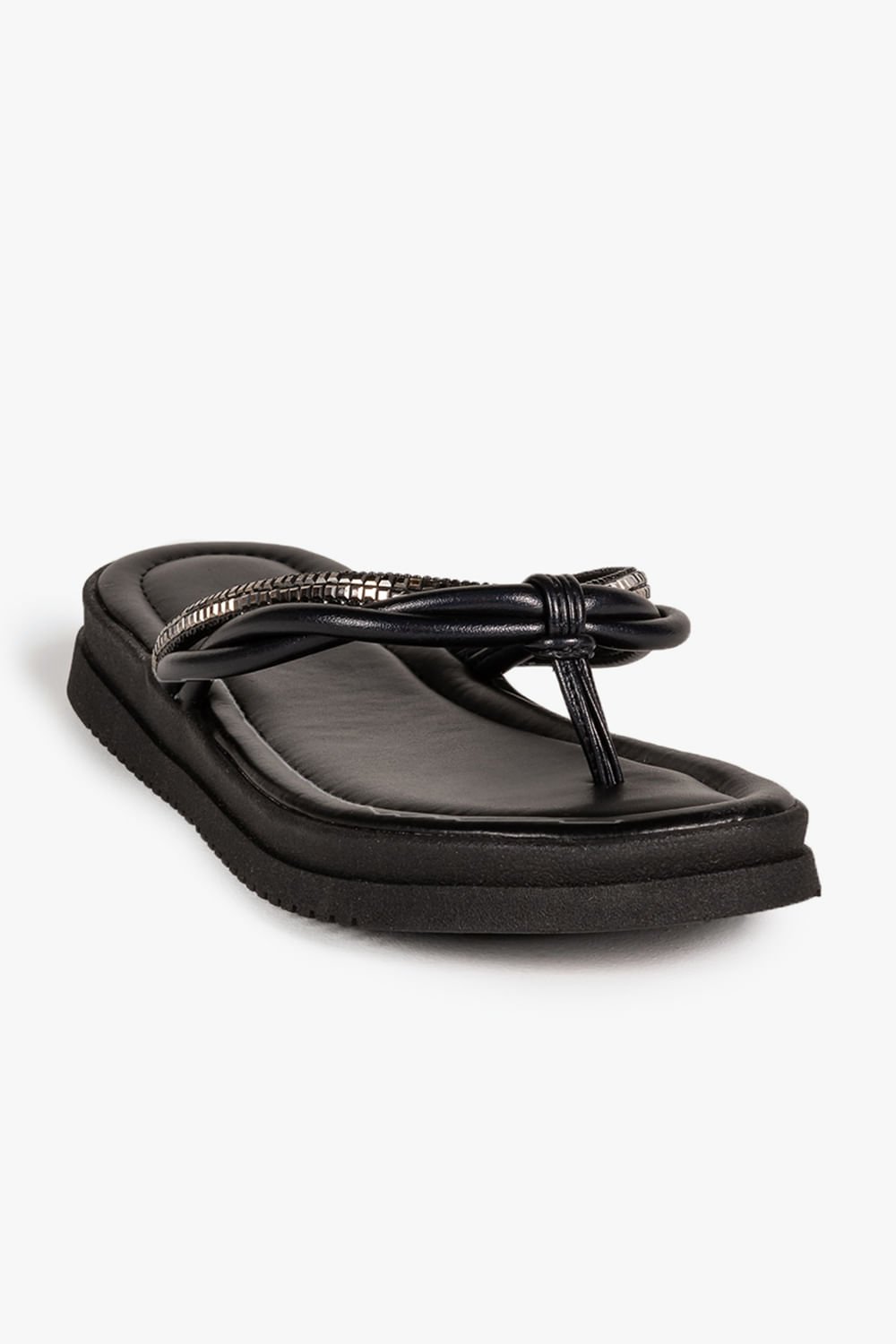 Tamanco Feminino Flatform Mississipi Jamili Preto 4