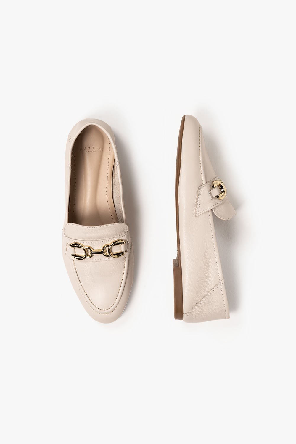 Mocassim Feminino Mundial Andrelina Branco 4