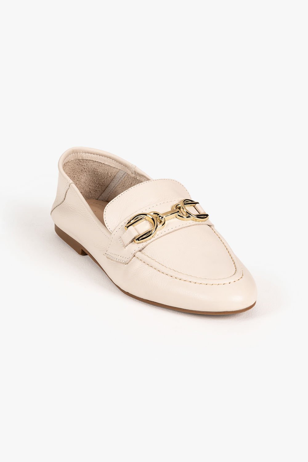 Mocassim Feminino Mundial Andrelina Off White 5