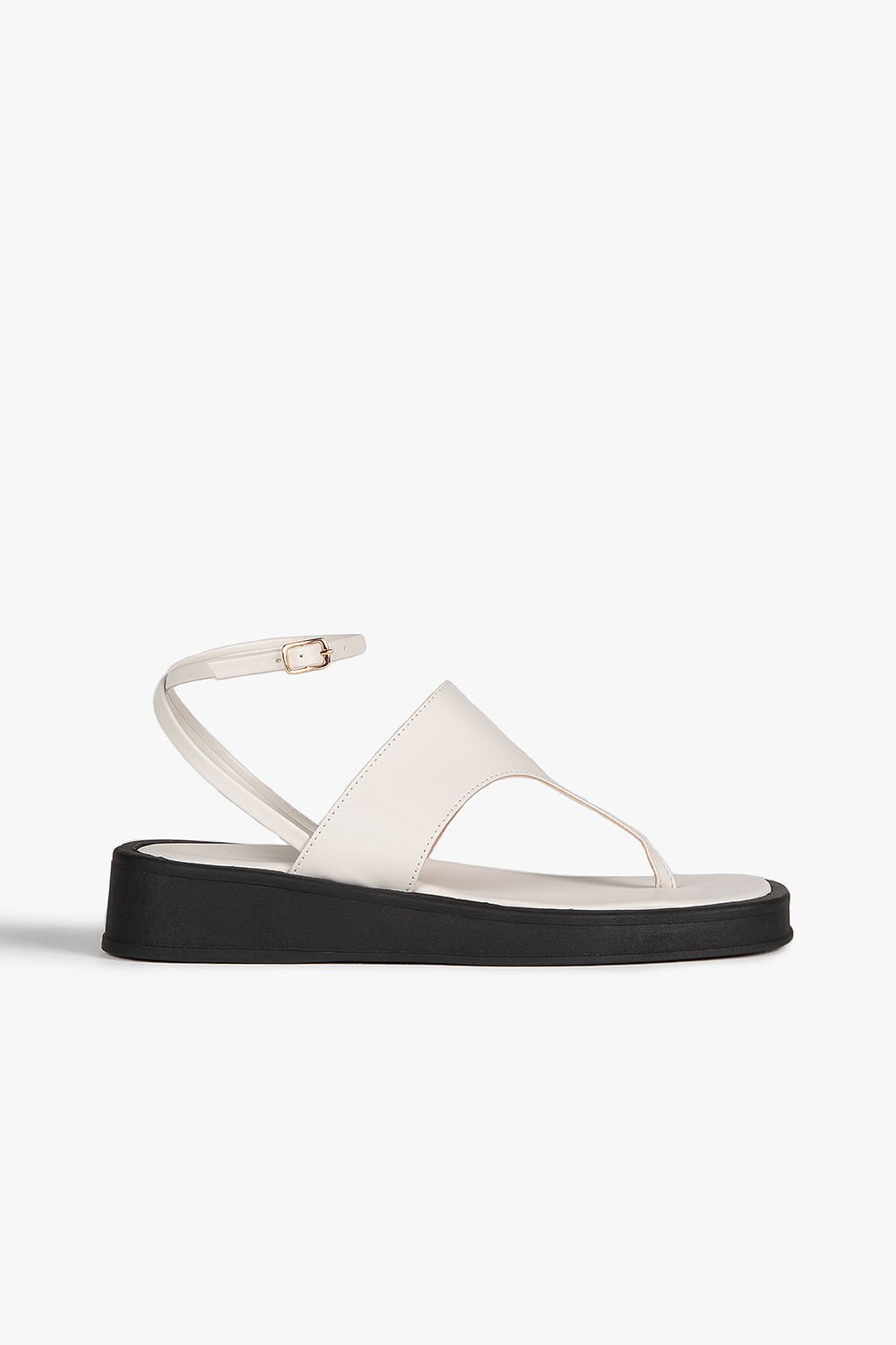 Sandália Feminina Flatform Mundial Kaory Branco 1