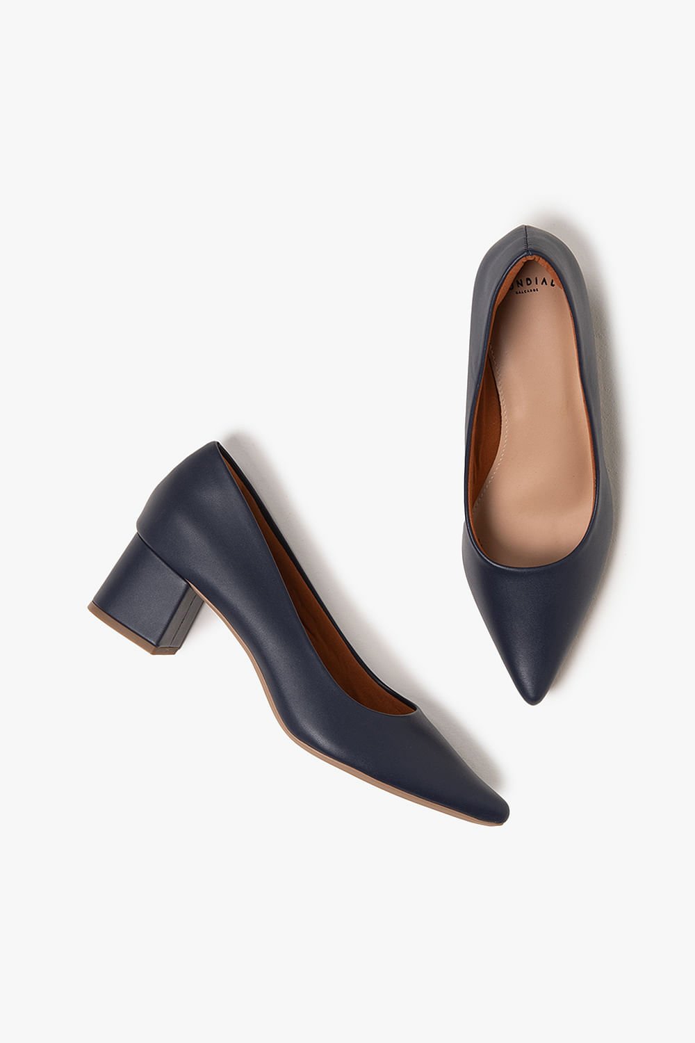 Sapato Feminino Salto Médio Mundial Dorothy Azul 3