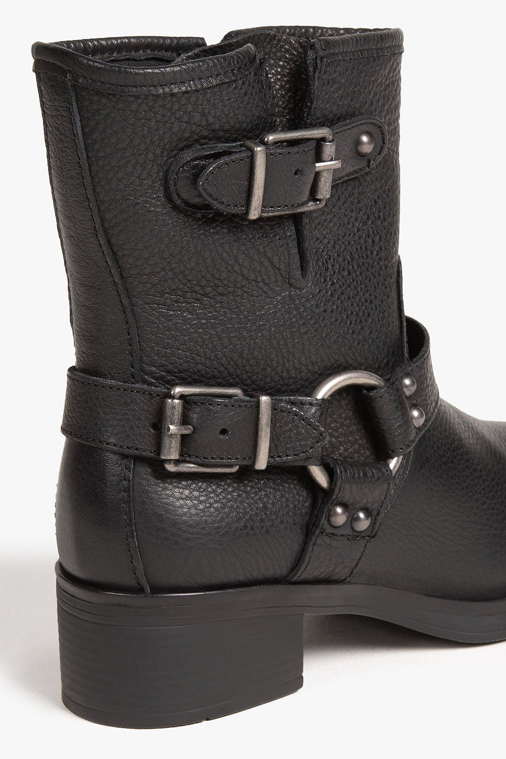 Bota Feminina Cano Curto Bottero Livy Preto 2