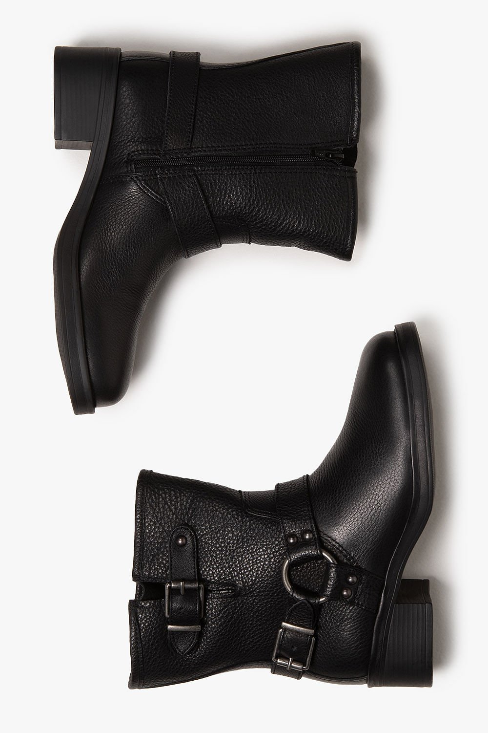 Bota Feminina Cano Curto Bottero Livy Preto 3