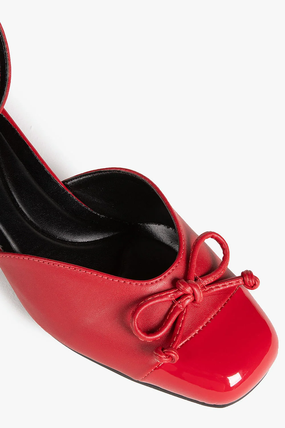 Sapato Feminino Salto Médio Mundial Escarlete Vermelho 3