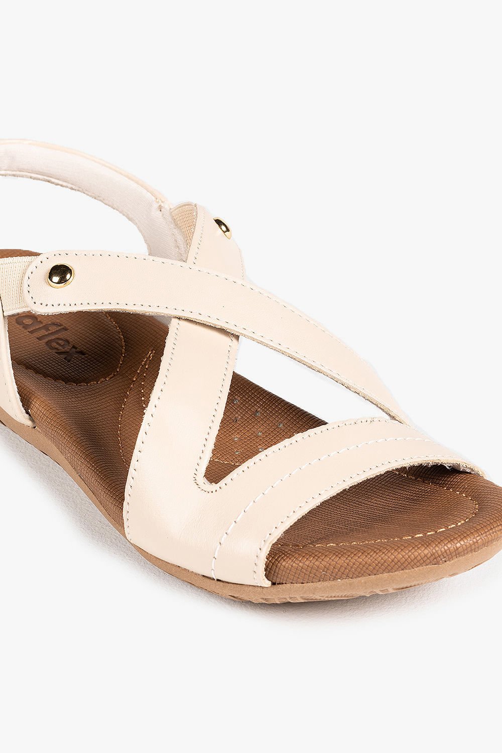 Sandália Feminina Papete Usaflex Guida Branco 2