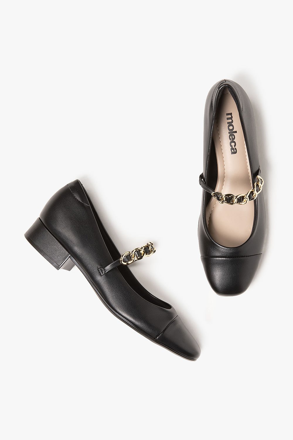 Sapato Feminino De Boneca Moleca Circe Preto 3