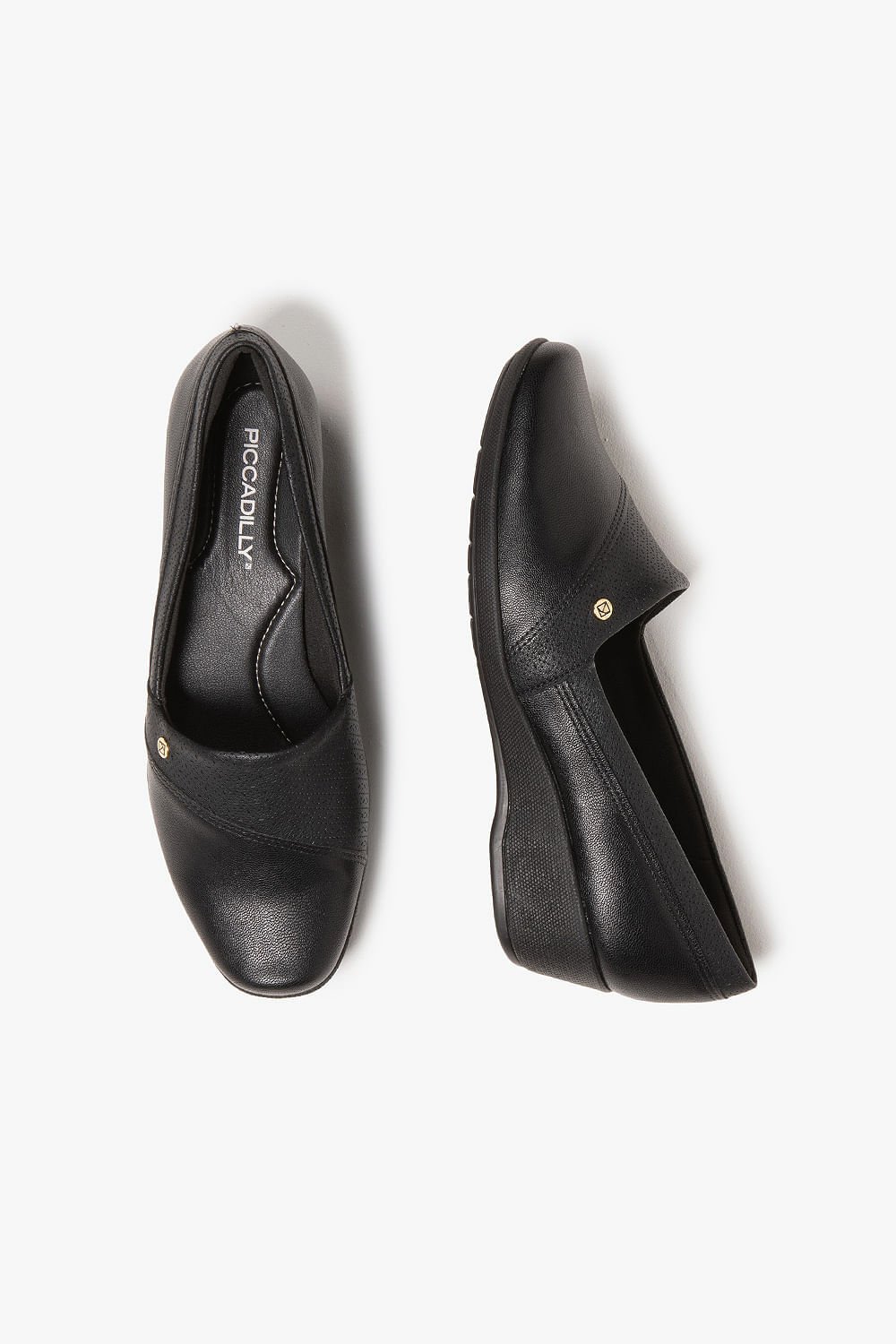 Conforto Feminino Salto Médio Piccadilly Delfina Preto 3