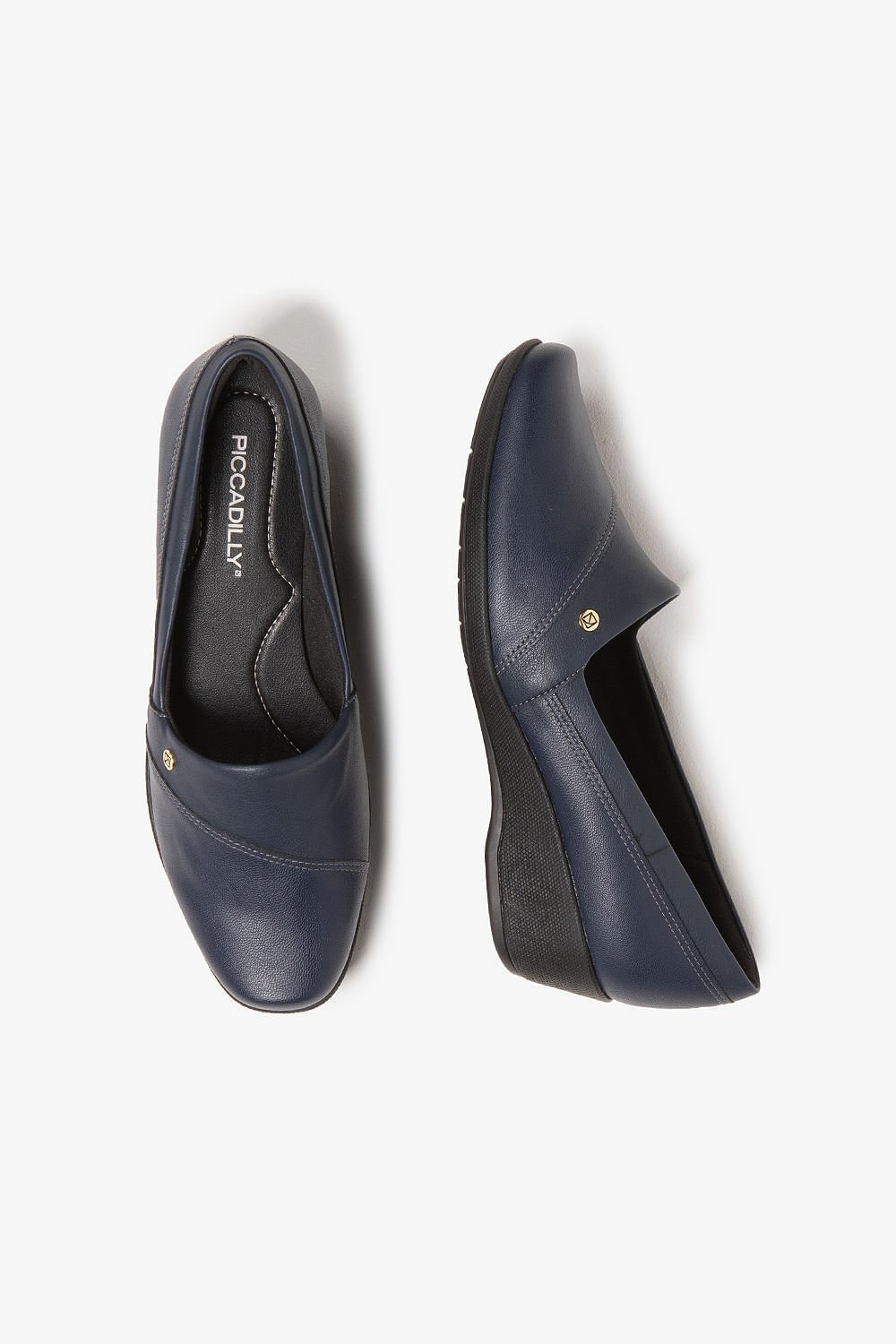 Conforto Feminino Salto Médio Piccadilly Delfina Azul 3