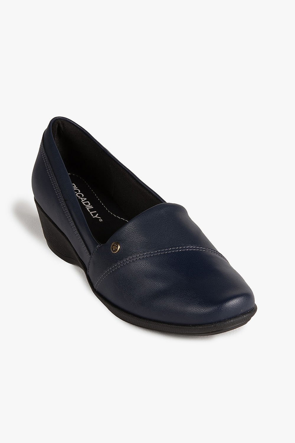 Conforto Feminino Salto Médio Piccadilly Delfina Azul 4