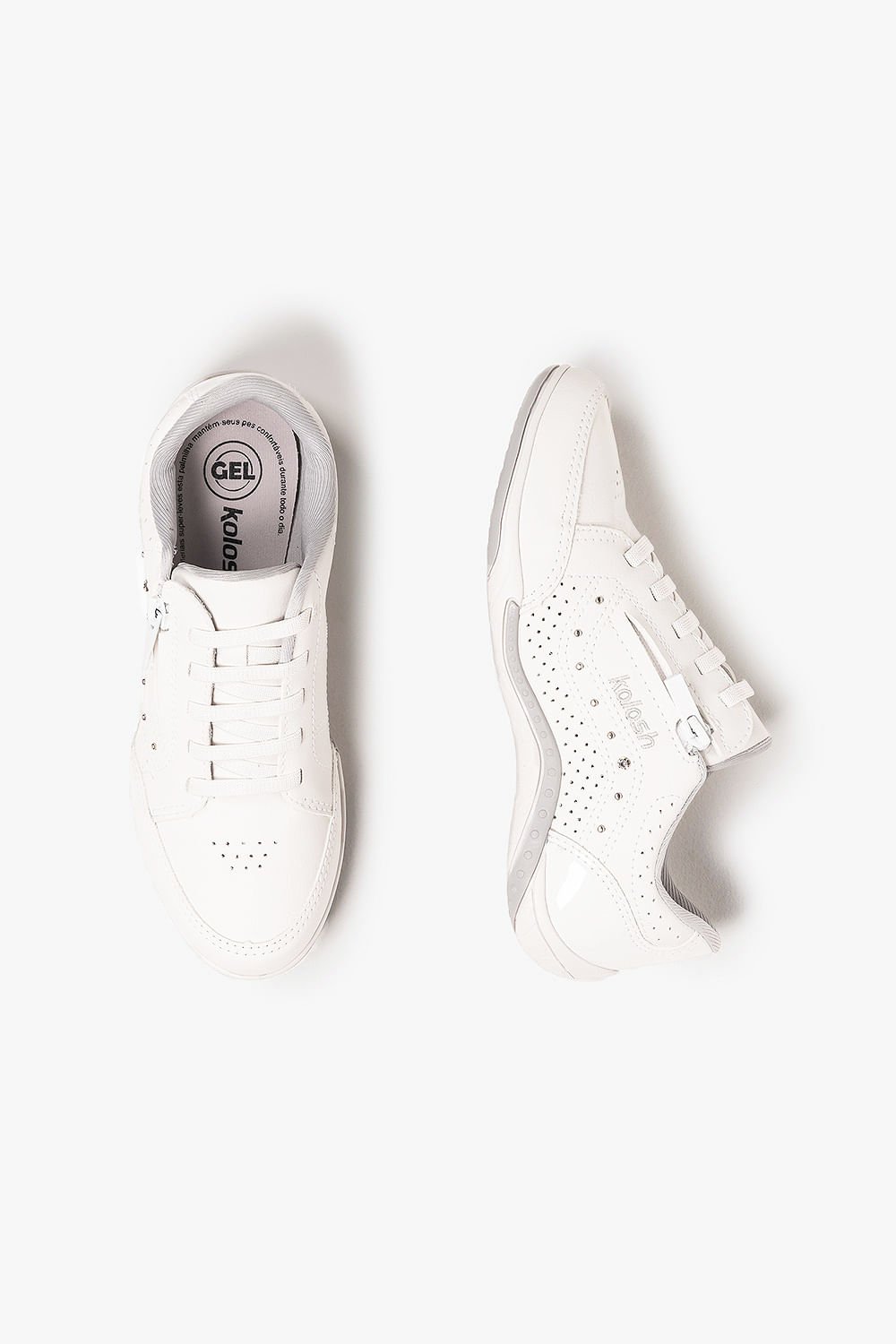 Tênis Feminino Slip On Kolosh Akira Branco 3