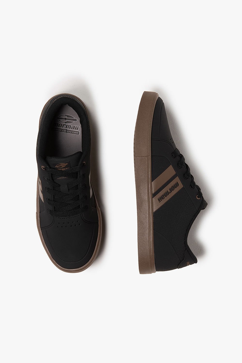 Tênis Masculino Mormaii Urban Stripe 3 Preto/Marrom 3