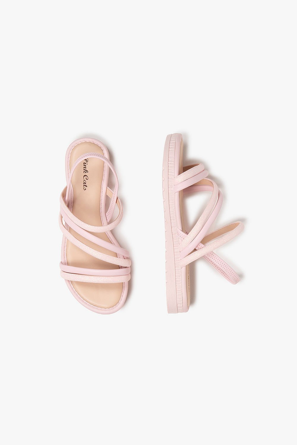 Sandália Infantil Flatform Pink Cats Dakota Nilla Rosa 3