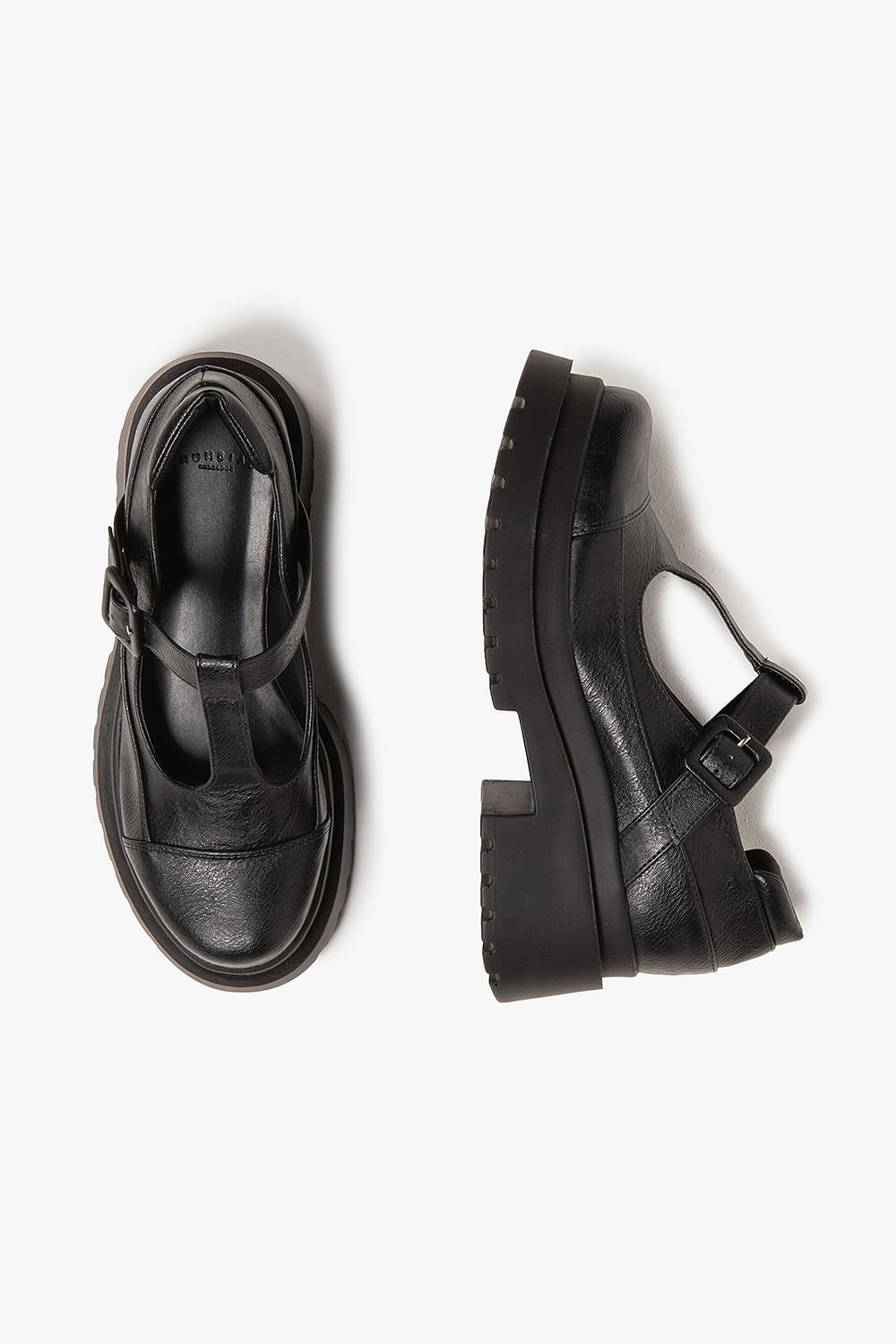 Sapato Feminino Tratorado Loafer Mundial Georgina Preto 3