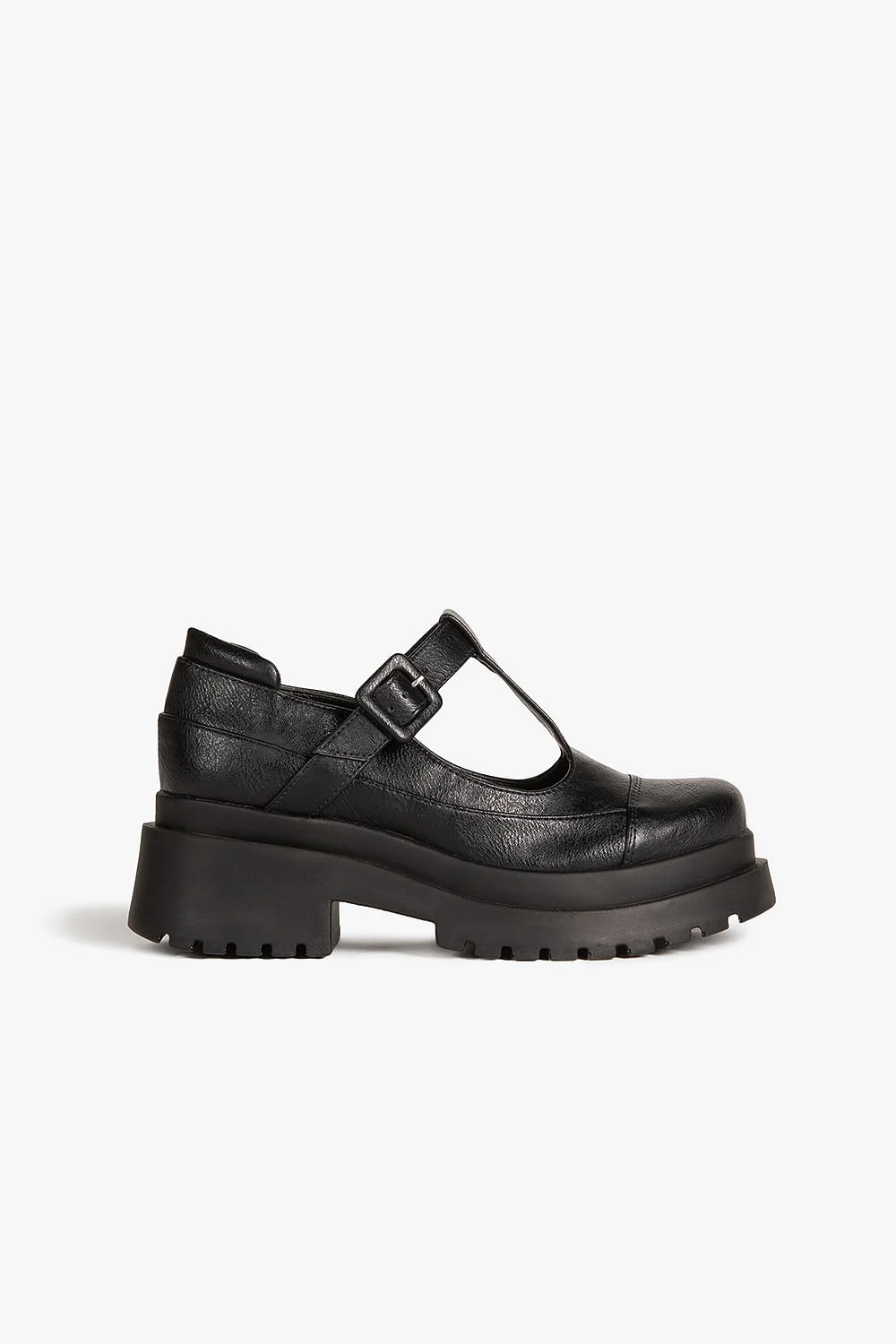 Sapato Feminino Tratorado Loafer Mundial Georgina Preto