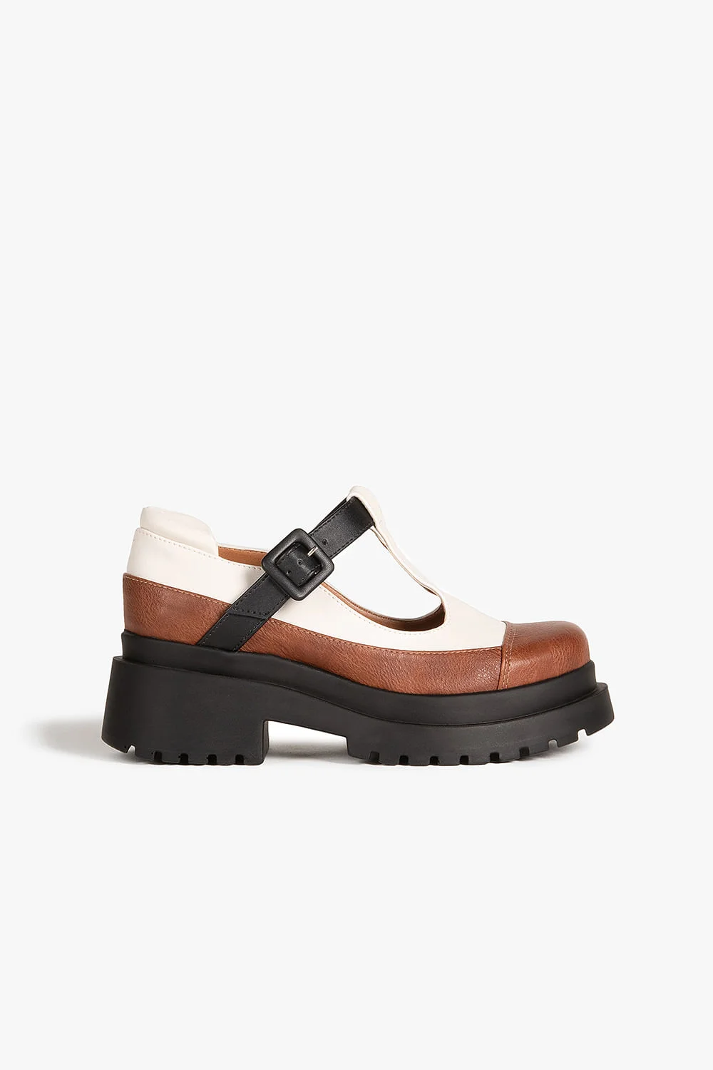 Sapato Feminino Tratorado Loafer Mundial Georgina Marrom
