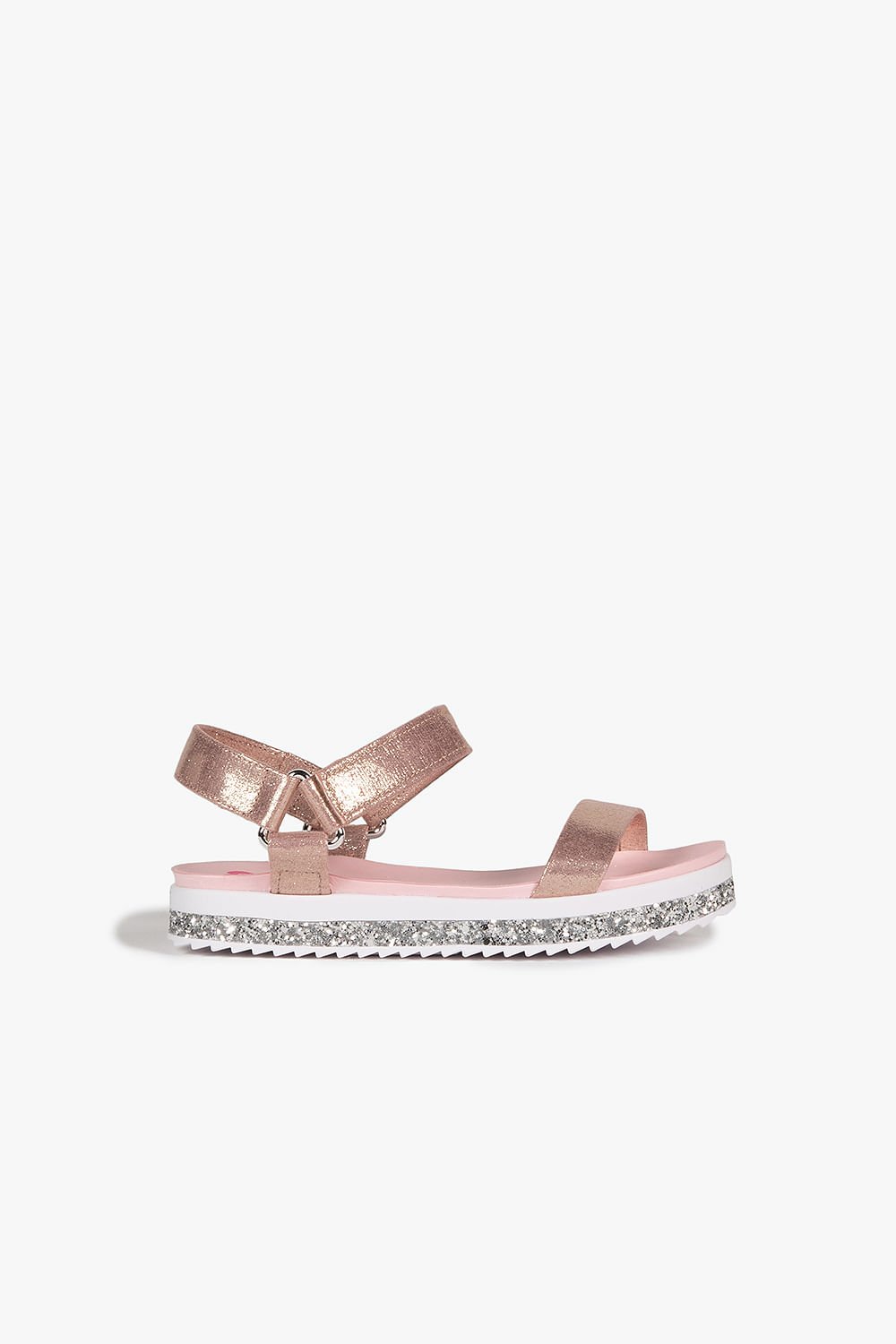 Sandália Infantil Flatform Molekinha Amye Rosa 1