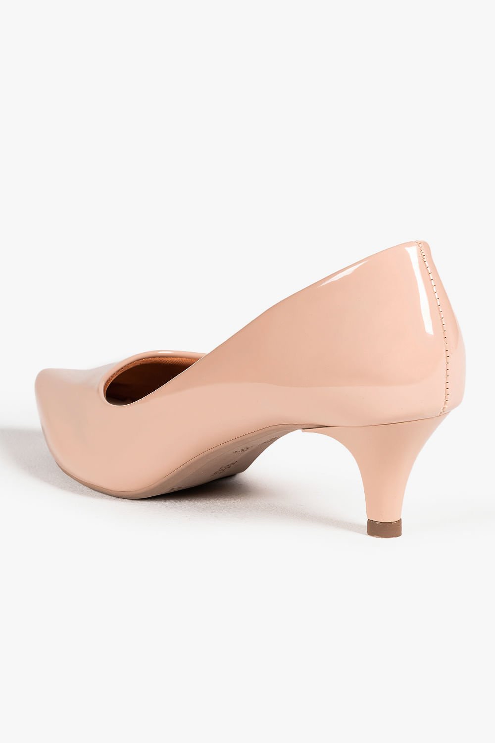 Scarpin Feminino Salto Médio Mundial Acley Bege 2