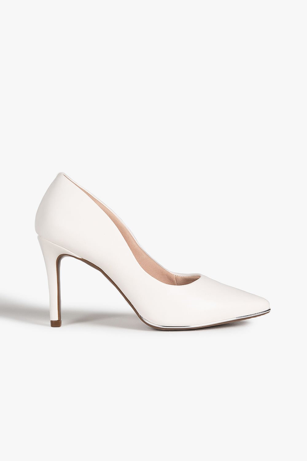 Scarpin Feminino Salto Alto Mundial Negry Branco 1