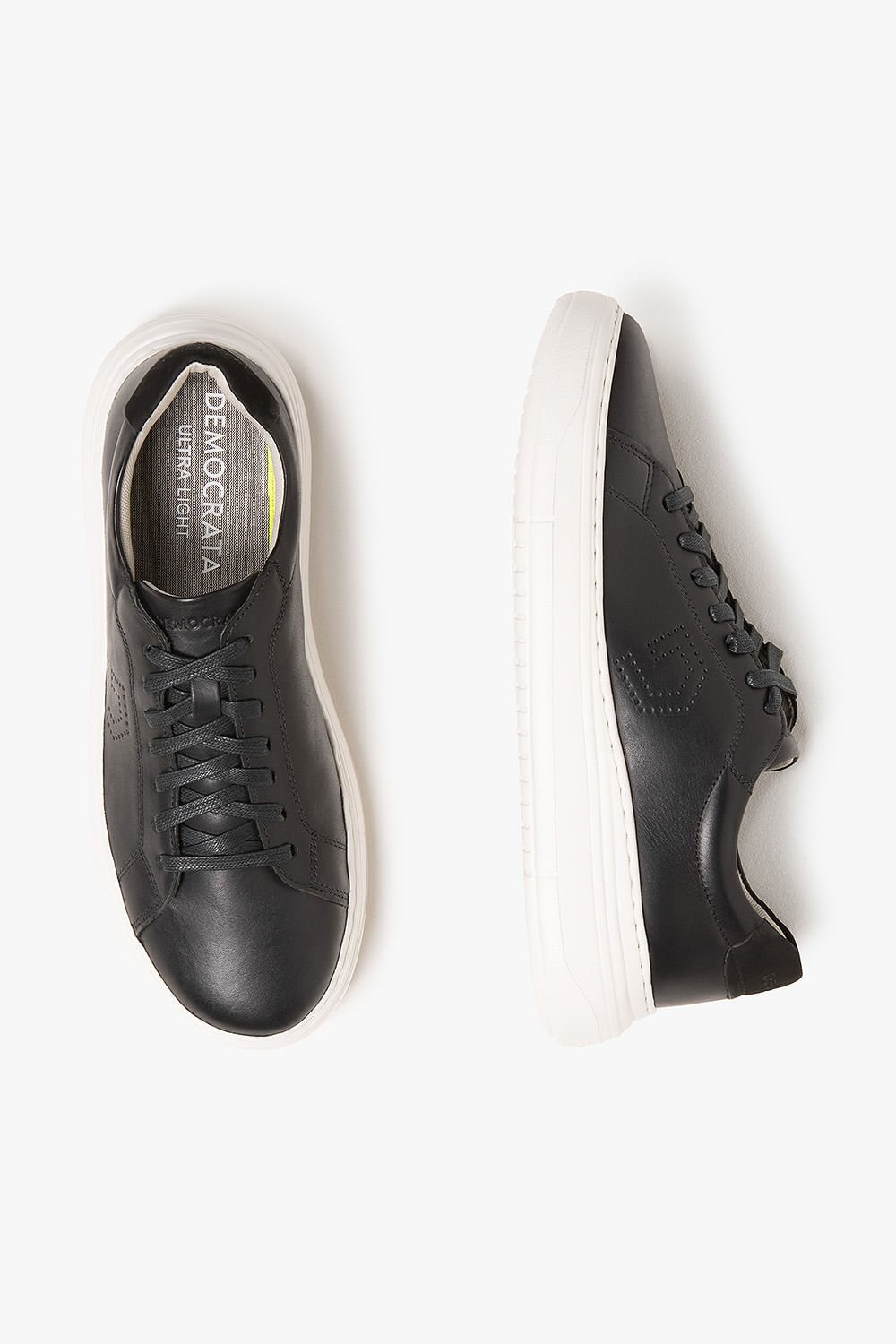 Tênis Masculino Democrata Joe Ultra Light Preto 2