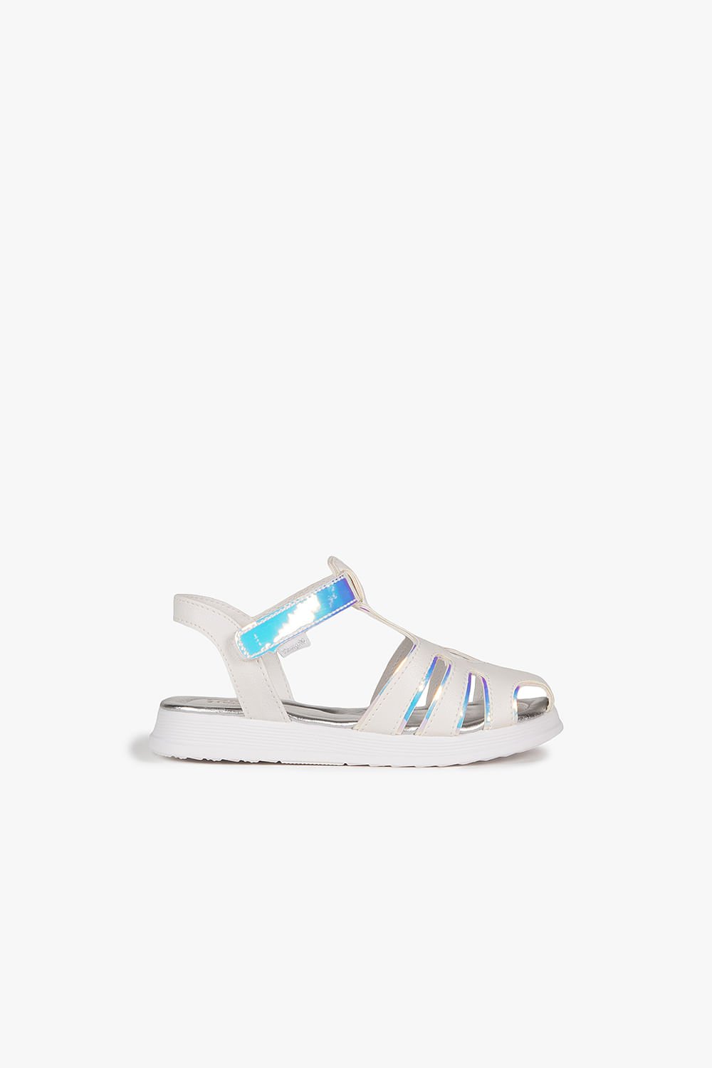 Sandália Baby Infantil Pampili Flower Erla Branco 1