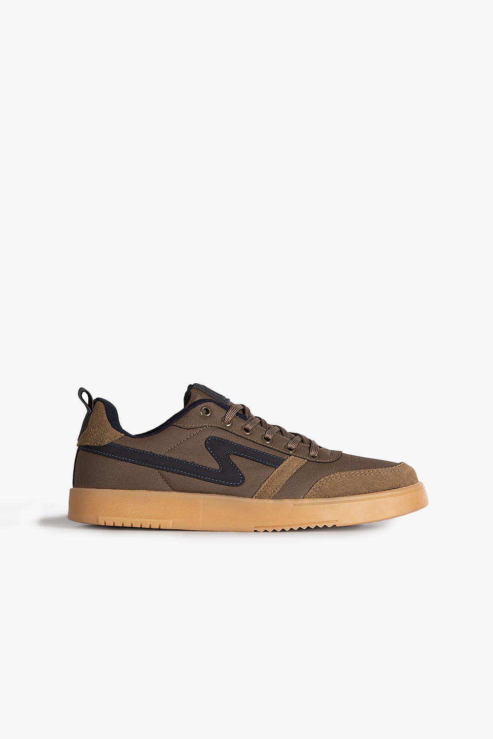 Tênis Da Rua Casual Mônaco Masculino Cinza 1