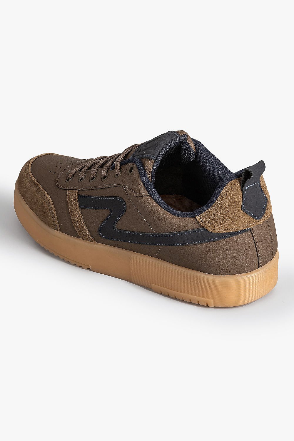 Tênis Da Rua Casual Mônaco Masculino Cinza 2