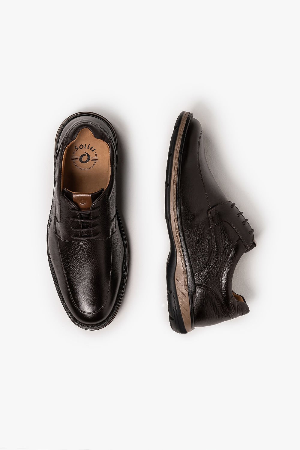 Sapato Masculino Sollu Elegance Marrom 3