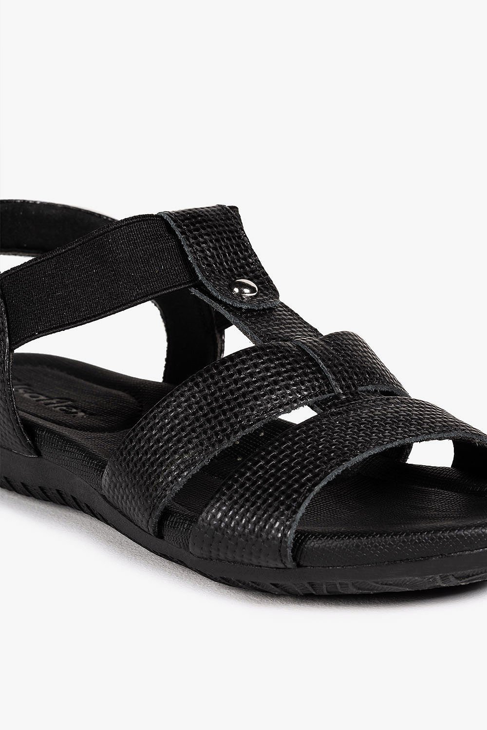 Sandália Feminina Papete Usaflex Franciele Preto 2