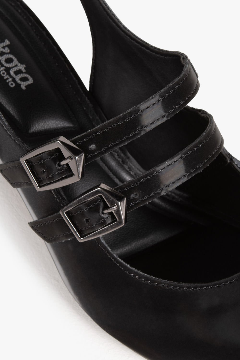 Sandália Feminina Slingback Dakota Thalassa Preto 2