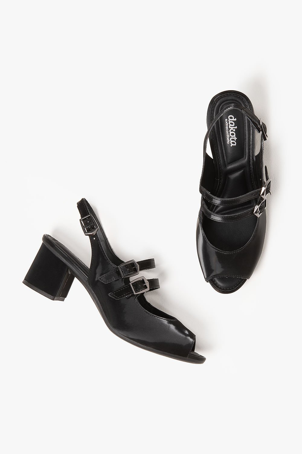 Sandália Feminina Slingback Dakota Thalassa Preto 3