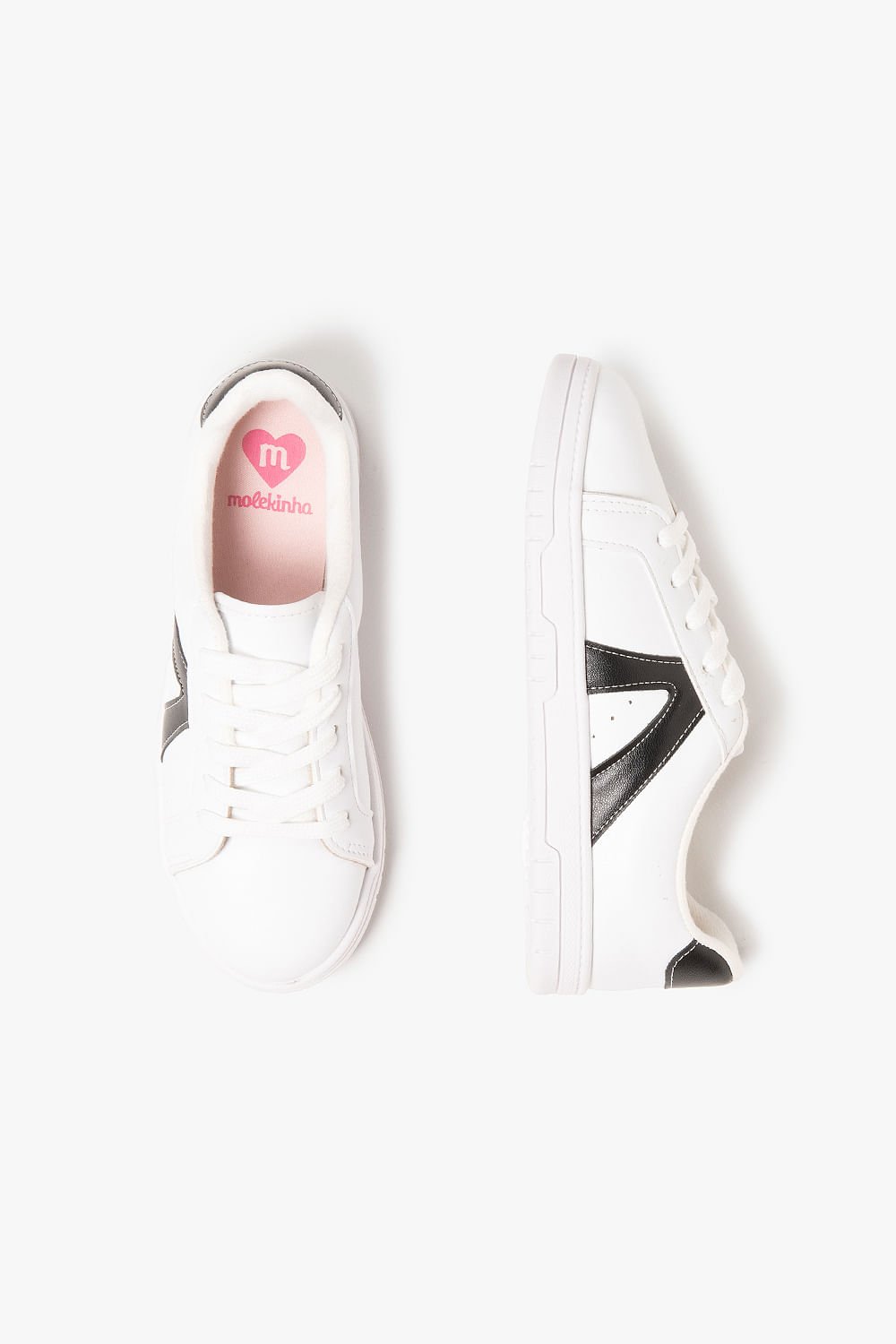 Tênis Casual Infantil Molekinha Saly Branco 3