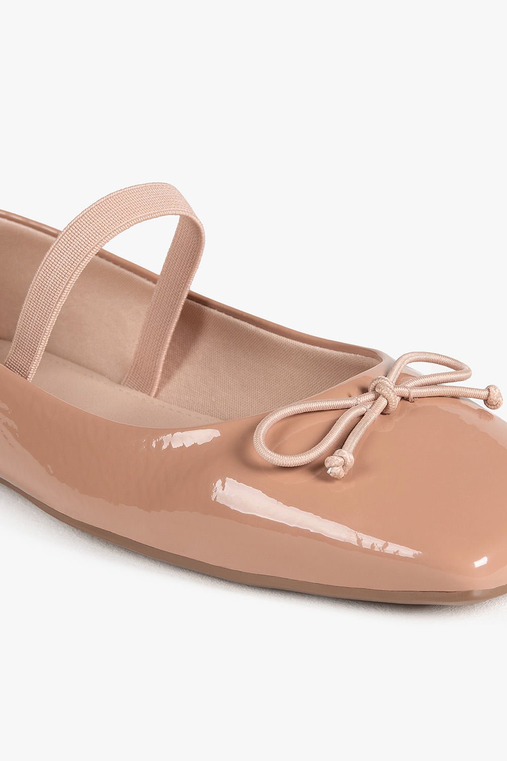 Sapatilha Feminina Bico Quadrado Mundial Johanna Bege 2